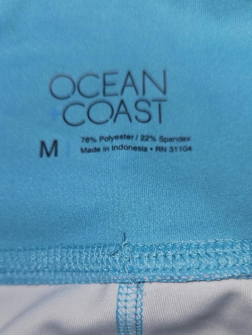 Ocean Coast Light Blue Active Leggings - Size M - Picture 5 of 5